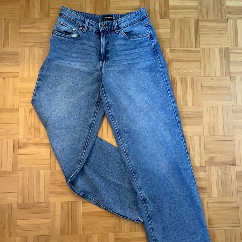 Urban Planet Refuge Denim Blue Jeans (Size 3)
